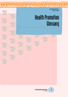 cover of WHO health promotion glossary