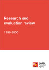 Cover of research and evaluation review 1999 - 2000
