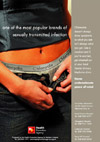 One of the most popular brands of sexually transmitted infection poster